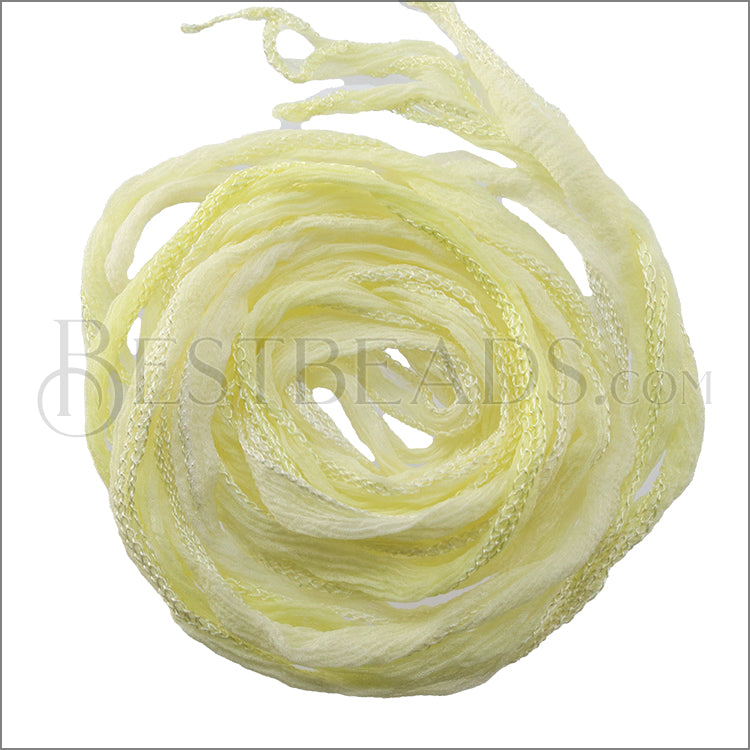 FAIRY ribbon - Bundle of 10 Strands Color: 71-PALE YELLOW
