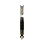 3mm Flat GLUE - IN HOOP EARRING ANT SILVER - one pair (2 pcs)