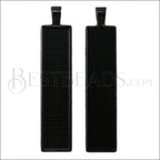 Rectangle Inlay Pendant NITE BLACK - 10 pcs