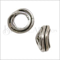 5mm round COIL bead - 10 pcs