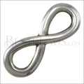multi INFINITY slider ANT SILVER - 10 pcs