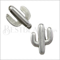 10mm flat CACTUS slider ANT SILVER - 10 pcs