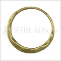 LARGE IRREGULAR RING slider ANT BRASS - 5 pcs