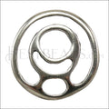 Multi LABYRINTH slider pendant ANTIQUE SILVER - 10 pcs