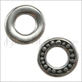 Multi DOTS : PLAIN reversible ring ANTIQUE SILVER - 10 pcs