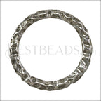 Multi LARGE LEOPARD ring ANTIQUE SILVER - 5 pcs