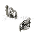 10mm Flat LOBSTER slider ANTIQUE SILVER - 10 pcs