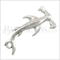 2.5mm round HAMMERHEAD SHARK clasp - per 10 pcs