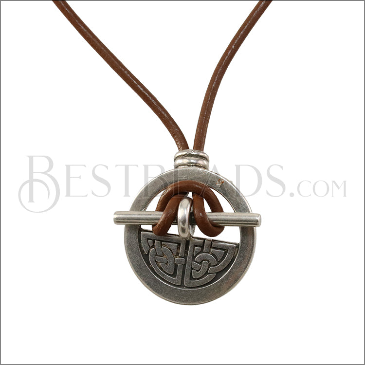 NORSE TOGGLE clasp ANT SILVER - 10 pcs