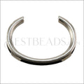 TRIPLE 5mm ROUND SETTING cuff ANT SILVER - 1 pc