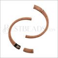 3mm flat HALF - CUFF magnetic clasp ANT COPPER - 5 pcs