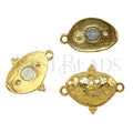 ANCIENT magnetic clasp GOLD - 5 clasps