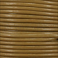 1.5mm round Indian leather - khaki - 25m SPOOL