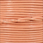 1.5mm round Indian leather - peach - 25m SPOOL