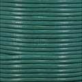 2mm round Indian leather - lt turquoise - 25m SPOOL