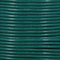 2mm round Indian leather - turquoise - 25m SPOOL