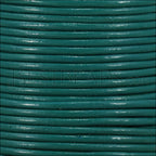1.5mm round Indian leather - turquoise - 25m SPOOL