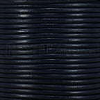 1mm round Indian leather - navy - 25m SPOOL