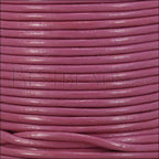 1mm round Indian leather - dusty pink - 25m SPOOL