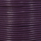 1.5mm round Indian leather - violet - 25m SPOOL