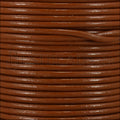 1mm round Indian leather - caramel - 25m SPOOL