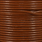 1.5mm round Indian leather - caramel - 25m SPOOL