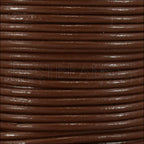 1mm round Indian leather - toffee - 25m SPOOL