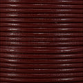 1mm round Indian leather - rust - 25m SPOOL