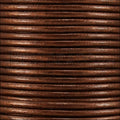 1.5mm round Indian leather - COPPER METALLIC - 25m SPOOL