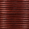 1mm round Indian leather - maroon METALLIC - 25m SPOOL