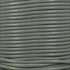 1mm round Indian leather - grey - 25m SPOOL