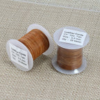 0.5mm round Indian leather - tan - 25m SPOOL