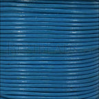 1mm round Indian leather - lt turquoise - 25m SPOOL