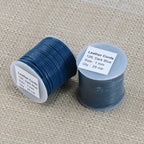 1mm round Indian leather - dark blue - 25m SPOOL