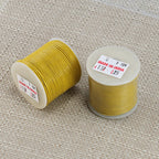 1mm round Indian leather - yellow - 25m SPOOL