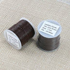 1mm round Indian leather - dark brown - 25m SPOOL
