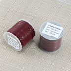 1mm round Indian leather - rust - 25m SPOOL