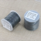 1mm round Indian leather - graphite - 25m SPOOL