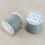 1mm round Indian leather - grey - 25m SPOOL