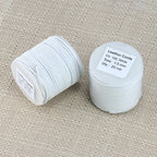 1.5mm round Indian leather - white - 25m SPOOL
