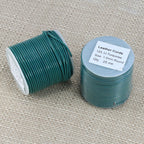 1.5mm round Indian leather - lt turquoise - 25m SPOOL