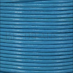 1.5mm round Indian leather - lt turquoise - 25m SPOOL