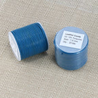 1.5mm round Indian leather - turquoise - 25m SPOOL