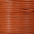 1.5mm round Indian leather - orange - 25m SPOOL