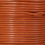 1.5mm round Indian leather - orange - 25m SPOOL