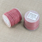 1.5mm round Indian leather - dusty pink - 25m SPOOL