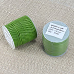 1.5mm round Indian leather - moss green - 25m SPOOL