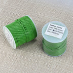 1.5mm round Indian leather - green - 25m SPOOL