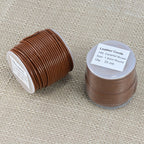1.5mm round Indian leather - caramel - 25m SPOOL