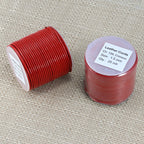 1.5mm round Indian leather - crimson - 25m SPOOL